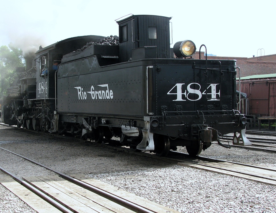 Engine railway transport