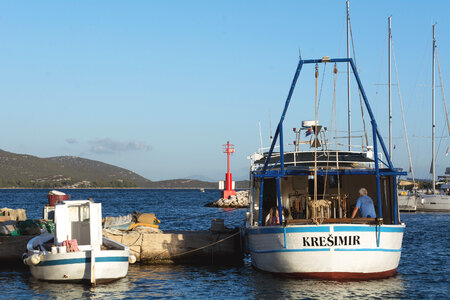 Fishing Boats in a Harbour photo