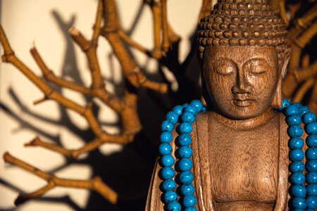 Wooden Buddha photo