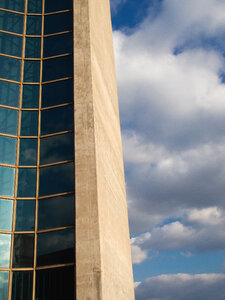 Concrete And Glass Architecture Detail photo