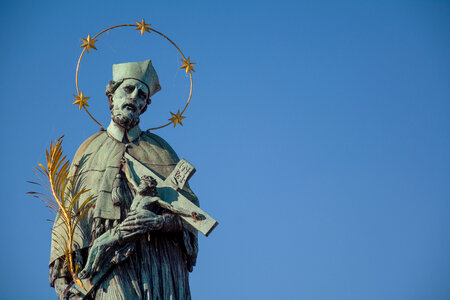 The Statue Of The Saint Person