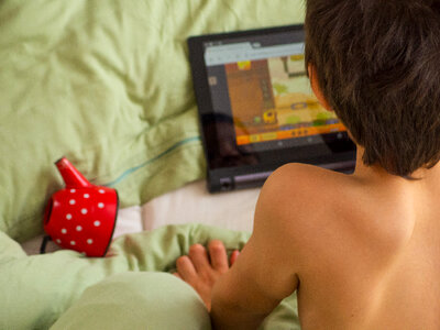 Children And Tablet