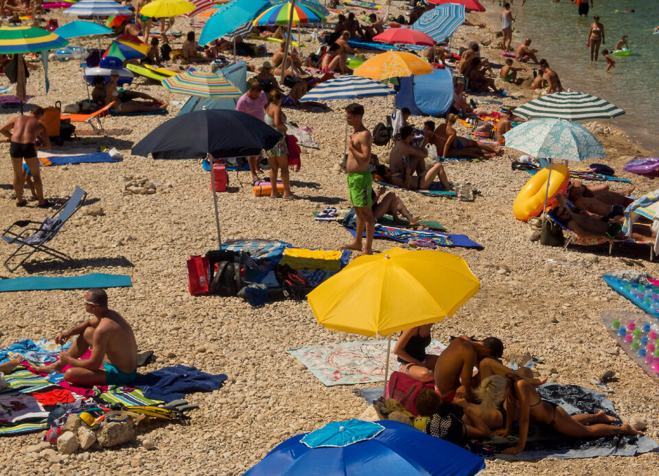 People On The Beach