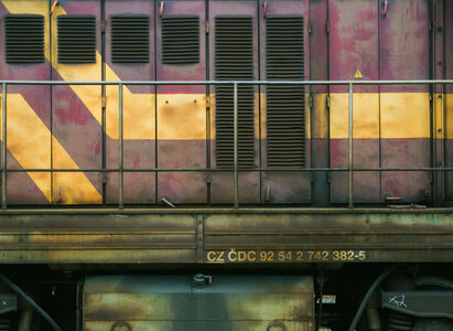 Diesel Locomotive Detail photo