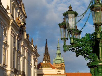 Prague Lamp Detail photo