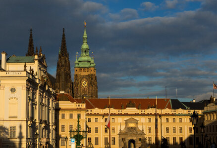 Prague Castle From Hradcany Square