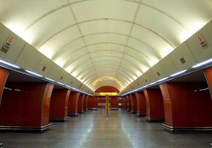 Empty Metro Station photo