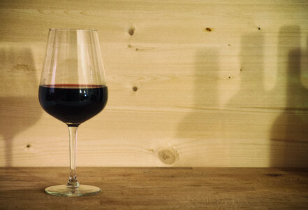 Glass Of Red Wine photo