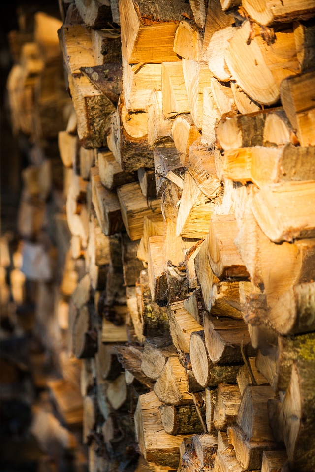 Growing stock holzstapel timber industry