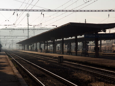 Morning At Railway Station photo