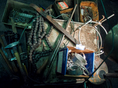 Mechanic Tools On The Table