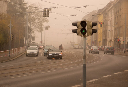 Urban Smog Caused By Cars