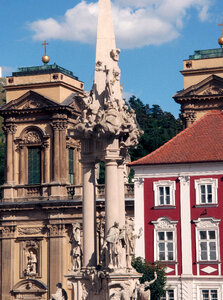 Holy Trinity Statue and Dietrichstein Tomb in Mikulov photo