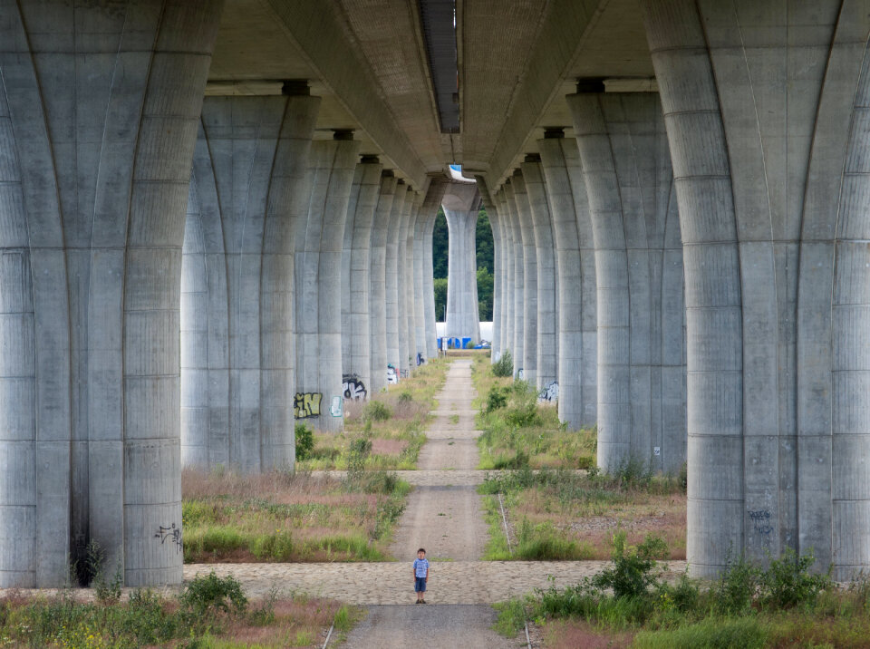 Boy Alone Under The Bridge