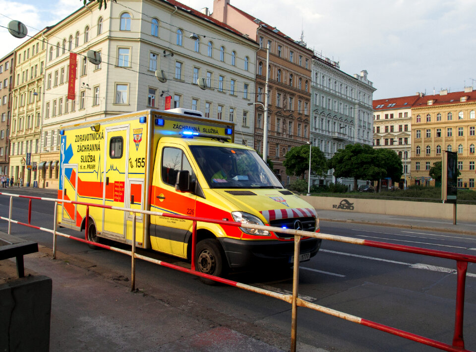 Ambulance In The City
