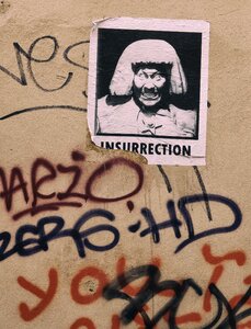 Street art in Prague – Insurrection photo