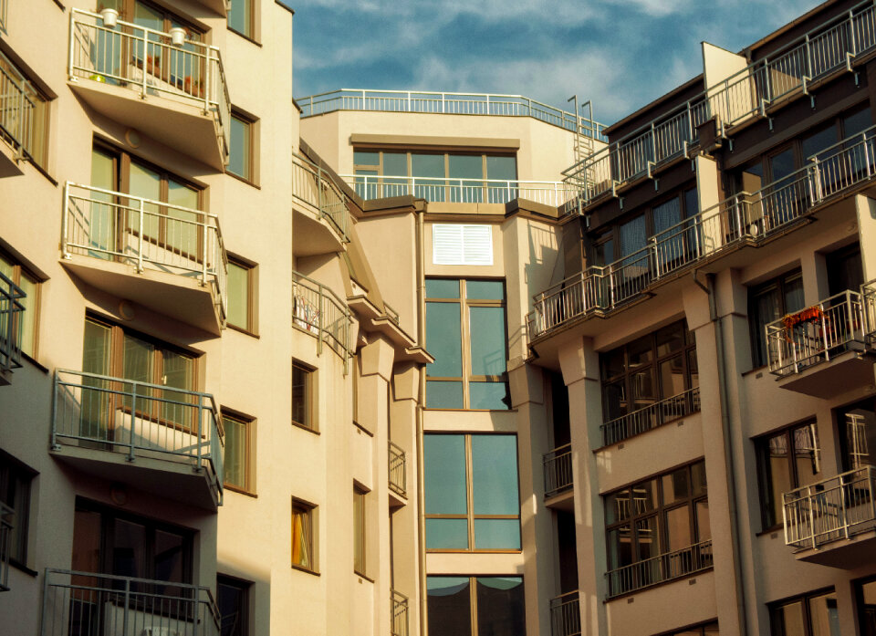 Modern apartment house