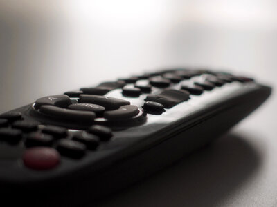 TV Remote Control Close Up photo