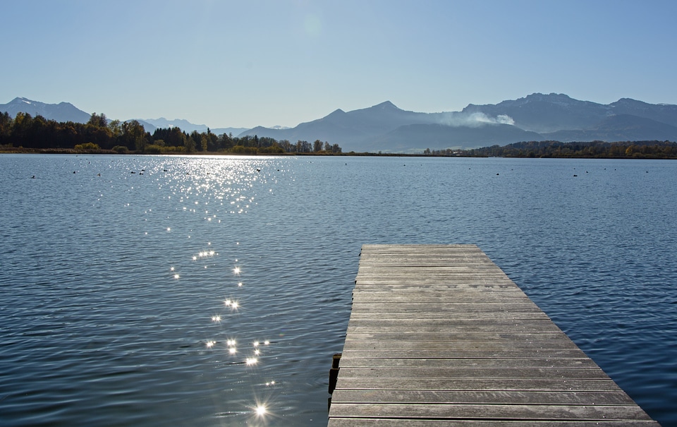 Nature lake water