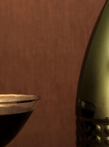 Wine – bottle and glass