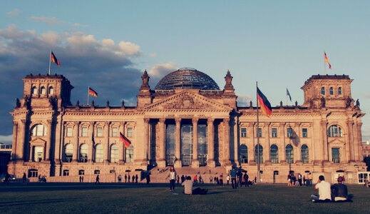 Reichstag Building in Berlin photo