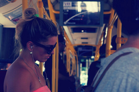 Girl On The Bus photo