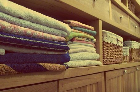 Towels in Bathroom photo