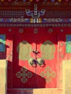 Buddhist Monastery Door