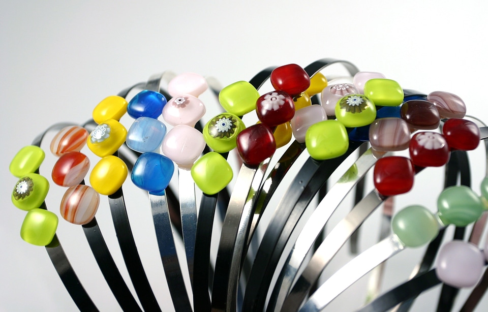 Flower glass colorful