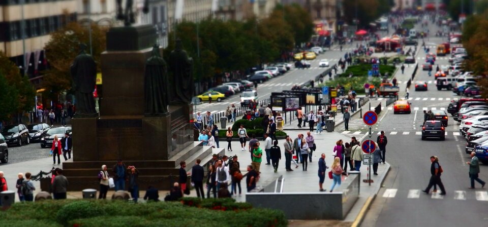Wenceslas Square in Prague