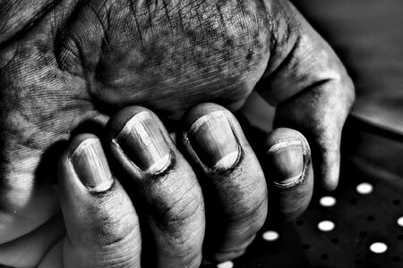 Dirty Hand and Nails photo
