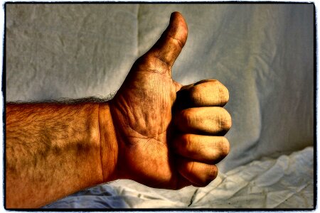 Hand With Thumb Up photo