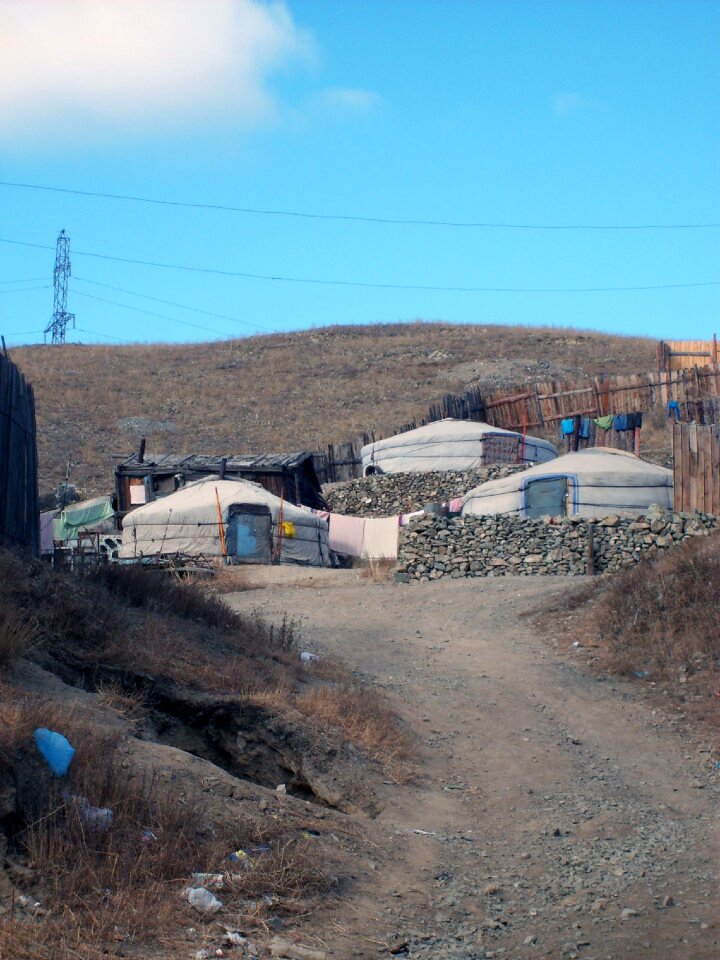 Ger District In Mongolia
