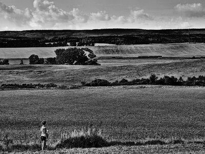 Girl In The Fields