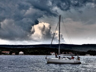 Sailboat At Sea photo