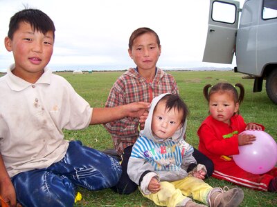 Children In Mongolia