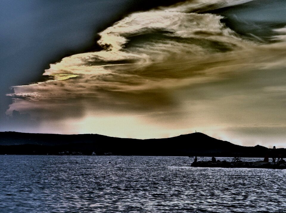 Clouds Over the Sea