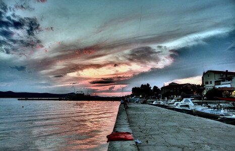 City Seafront in Croatia photo
