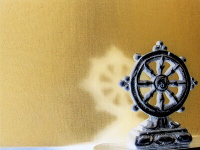 Buddhist Wheel Wallpaper