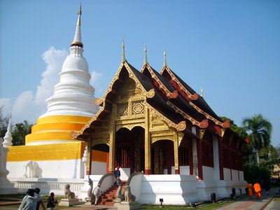 Buddhist Monastery in Thailand photo