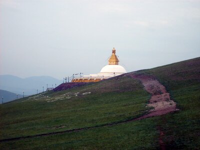 Buddhist Stupa in Mongolia photo