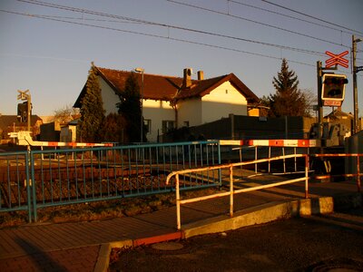Railway crossing photo