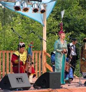 Mongolian musicians photo