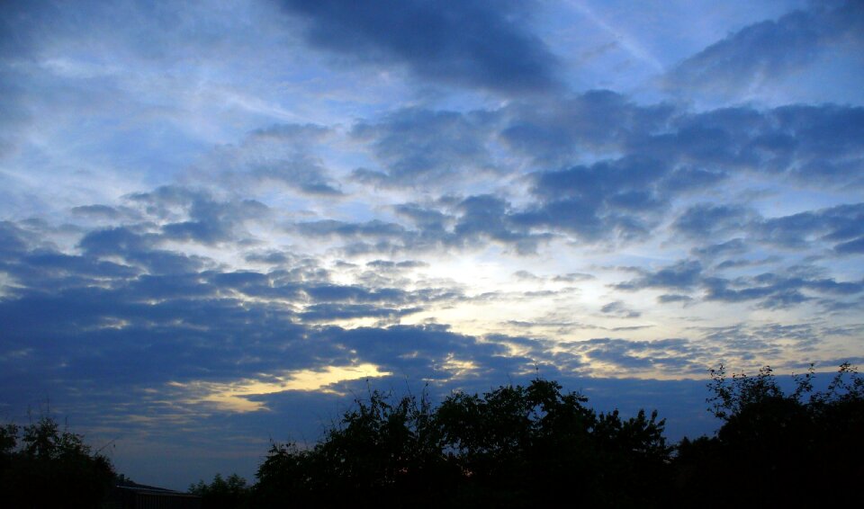 Evening clouds