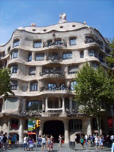 Casa mila in Barcelona photo