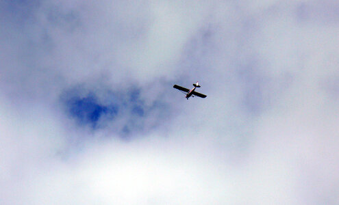 Airplane in the sky