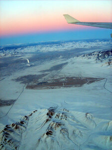 Ulaanbaatar from the aircraft