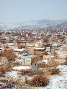 The cemetery in Ulaanbaatar photo