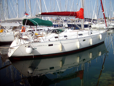 Sailboat in Croatia photo