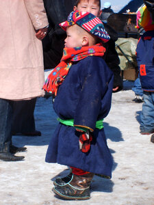 Mongolian baby photo